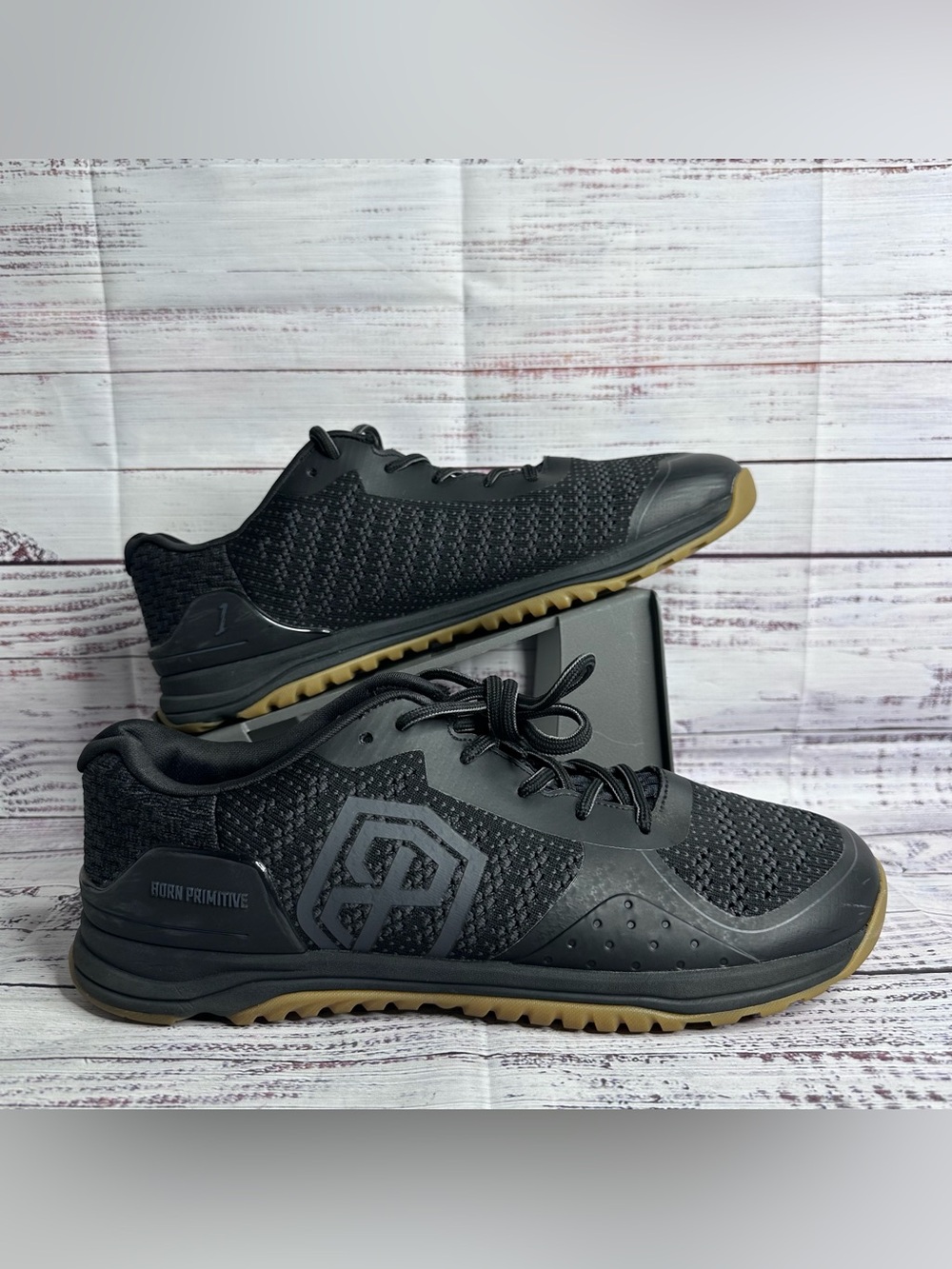 Born Primitive Mens Savage 1 Black Lace Up Cross-Training Sneakers Size US 11.5
